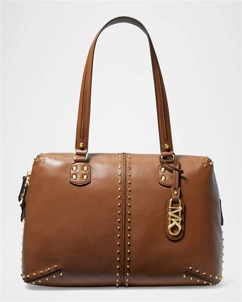 michael kors astor studded handbag.